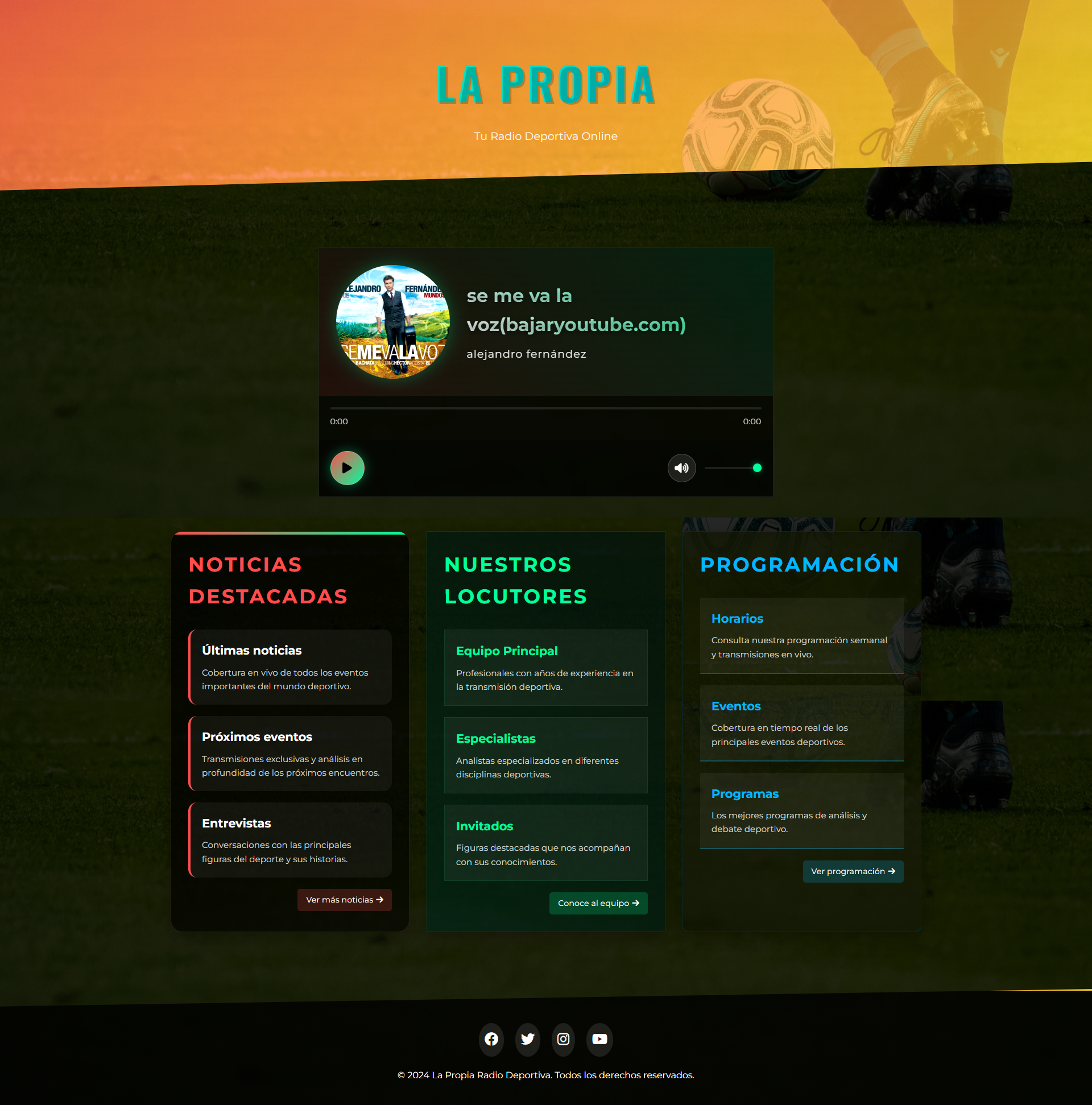 La Propia - Radio Deportiva