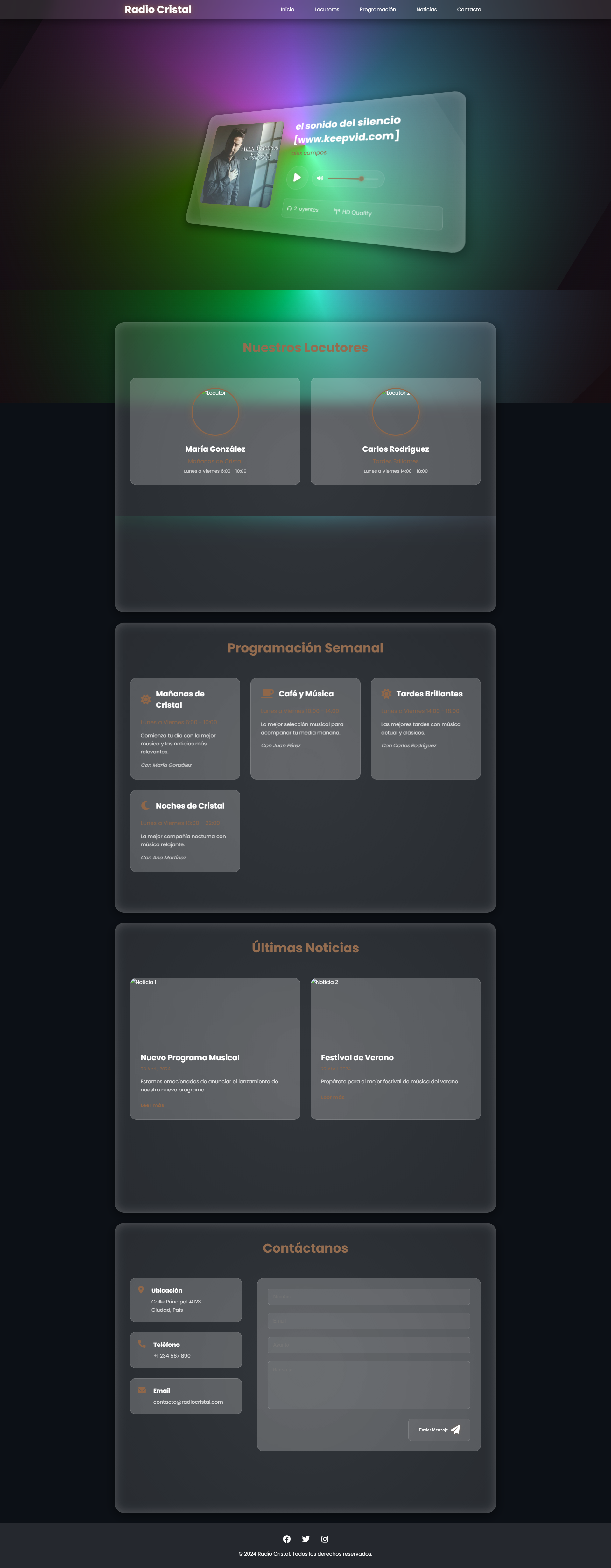 Vista previa Radio Cristal