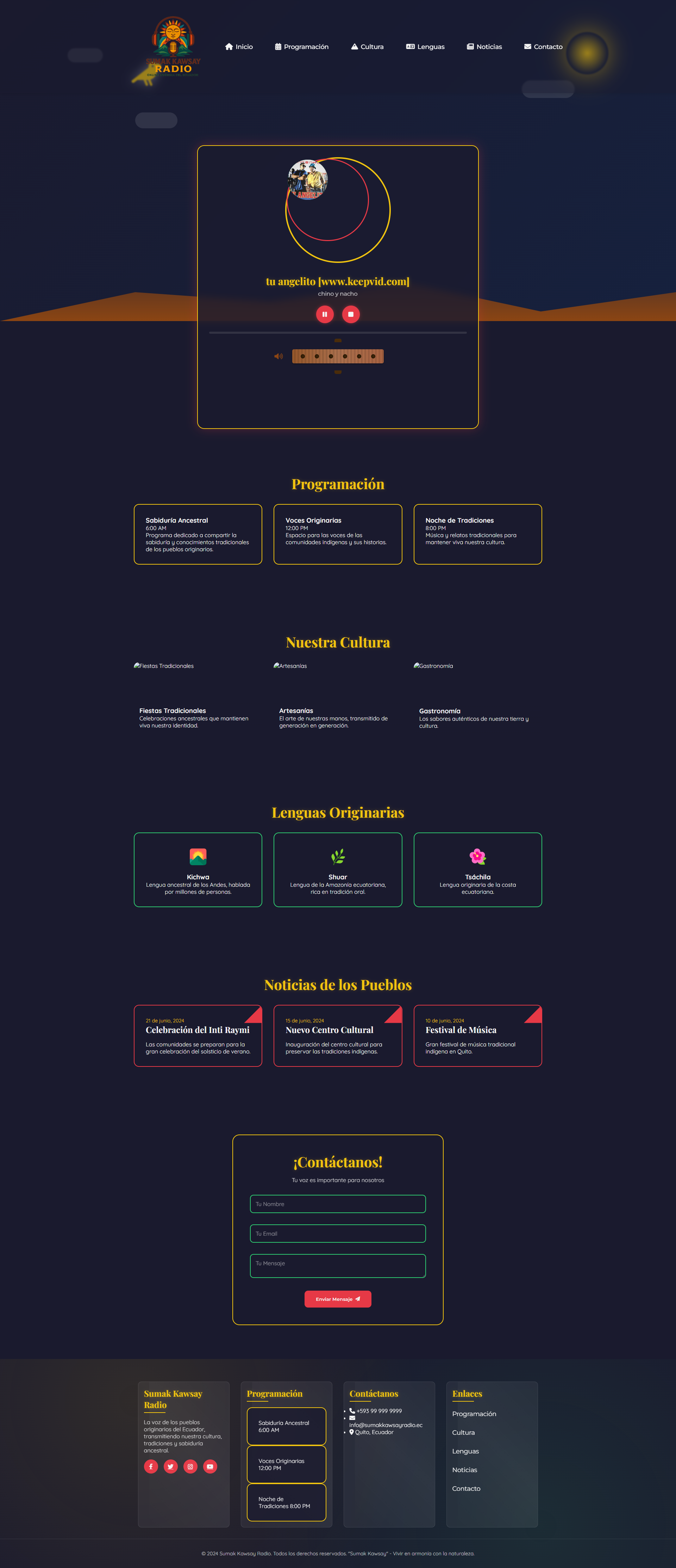 Vista previa Sumak Kawsay Radio